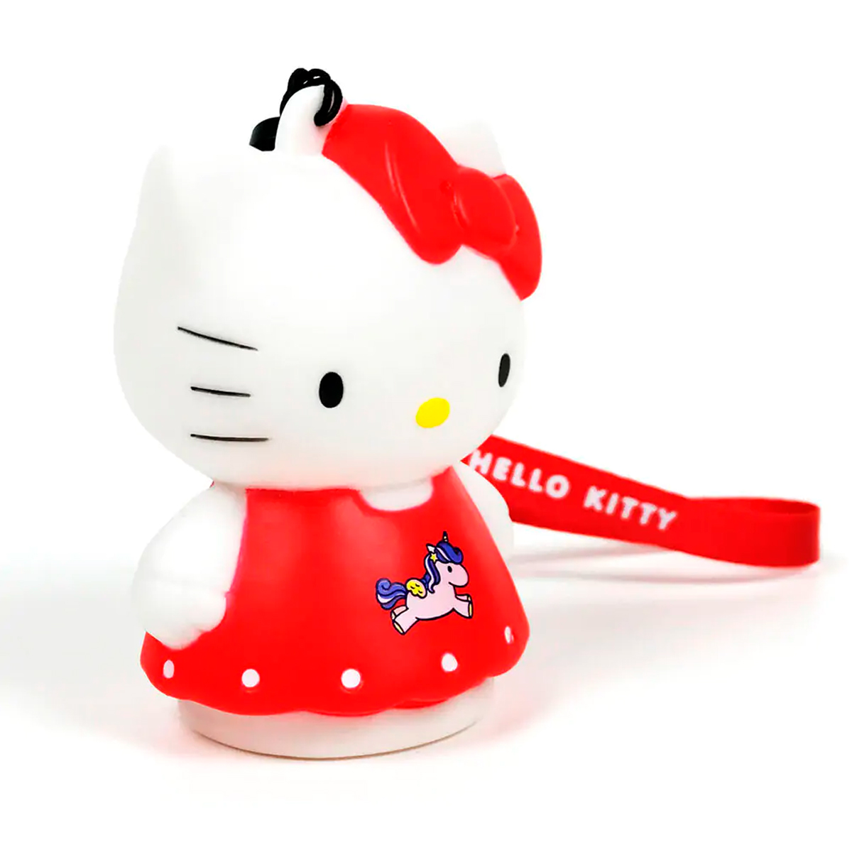 LUZ PORTATIL DE HELLO KITTY UNICORNIO CON LUZ Y CORREA DE MANO - 2