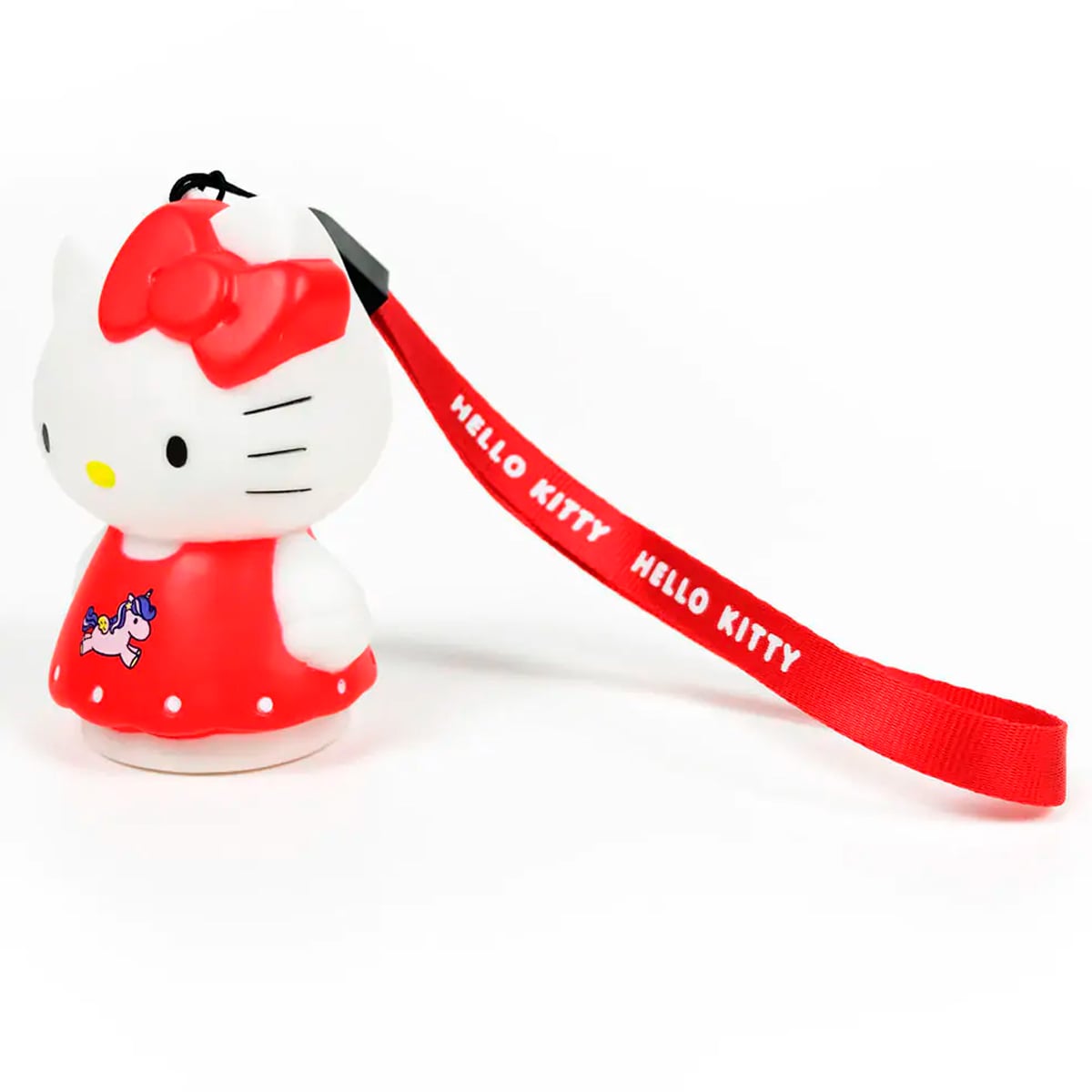 LUZ PORTATIL DE HELLO KITTY UNICORNIO CON LUZ Y CORREA DE MANO - 3