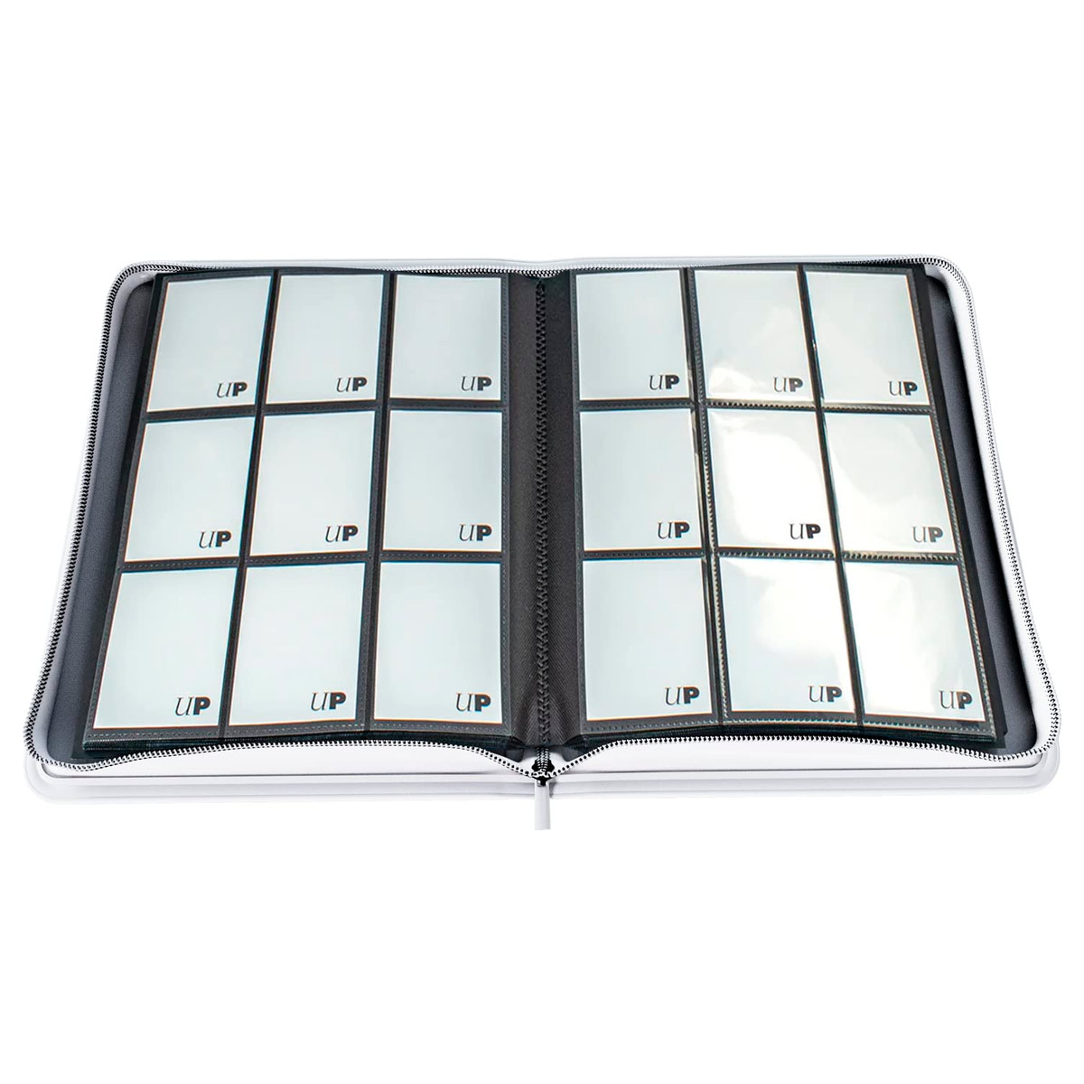CARPETA PRO CREMALLERA 9 BOLSILLOS BLANCO BRILLANTE - 2