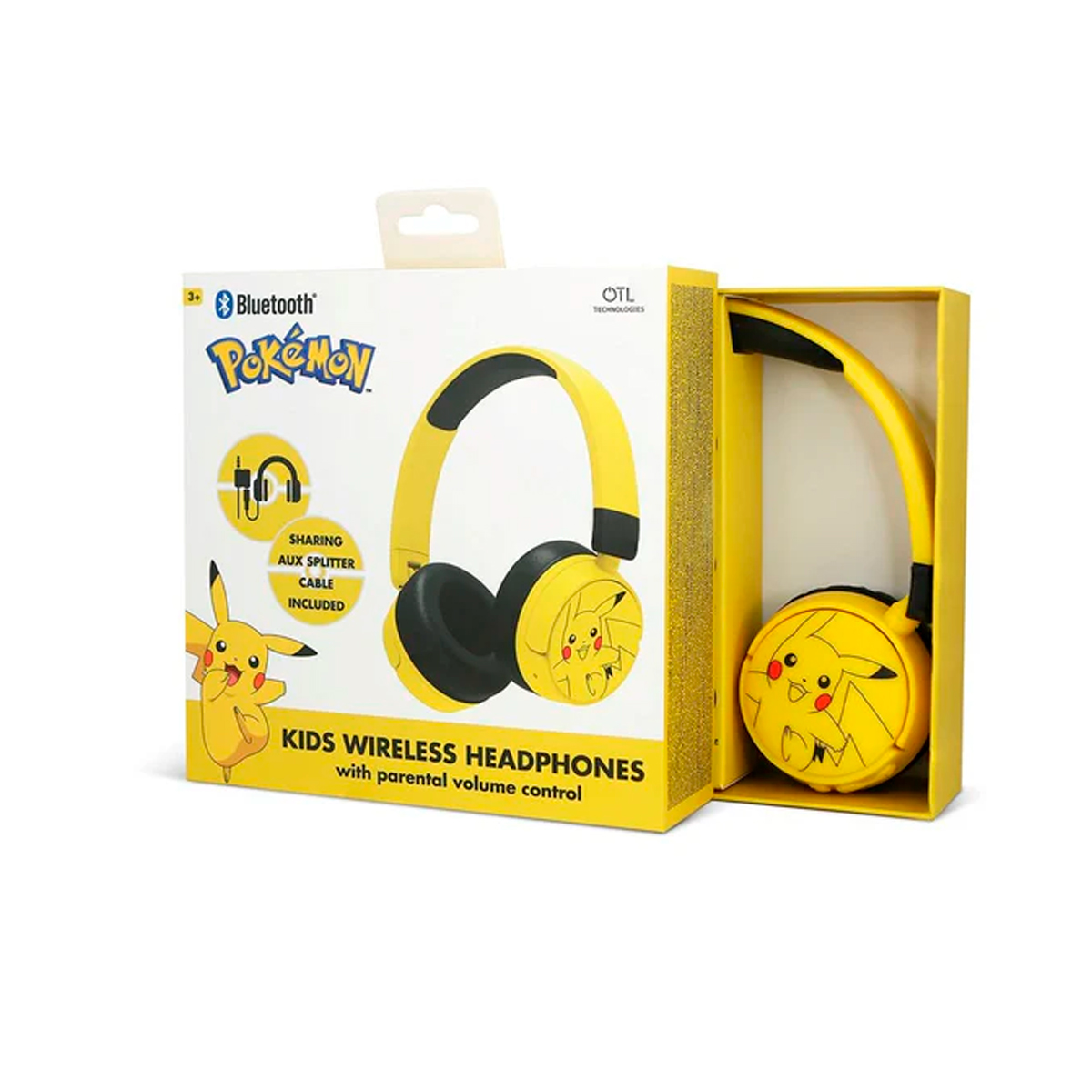 AUDIFONOS BLUETOOTH PIKACHU EDICION AMARILLA - 5