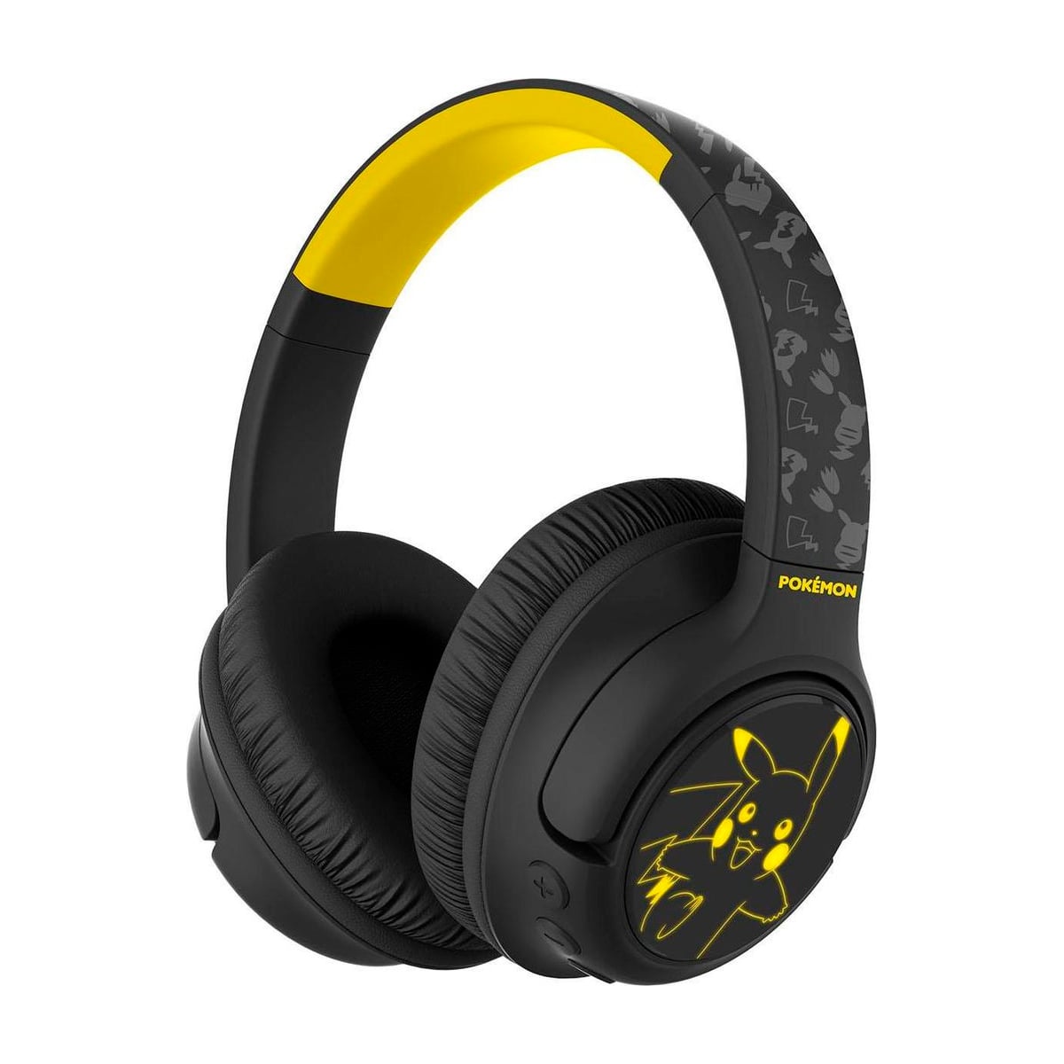 AUDIFONOS BLUETOOTH PIKACHU CON LUCES LED BRILLANTES - 1