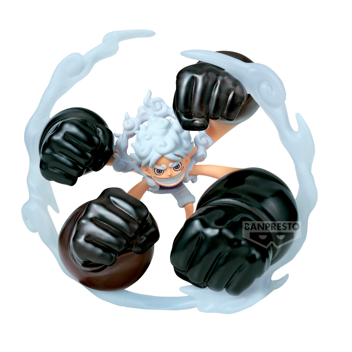FIGURA BANDAI ONE PIECE WCF MONKEY D LUFFY GEAR5 DAWN GATLING - 1