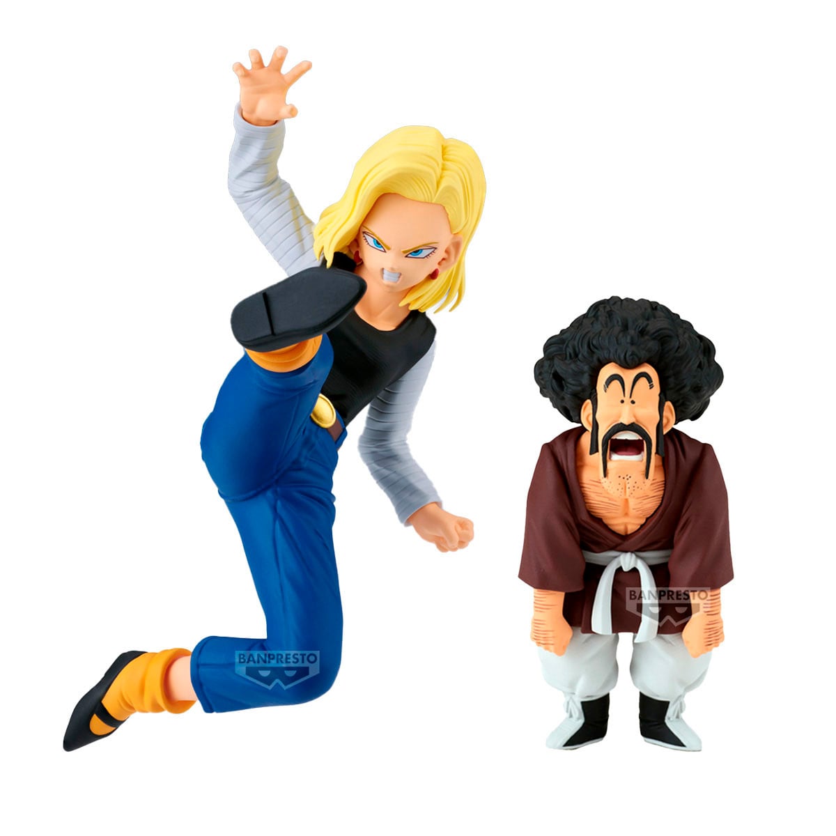 FIGURA BANDAI DRAGON BALL Z MATCH MAKERS ANDROID 18 VS SATAN - 1