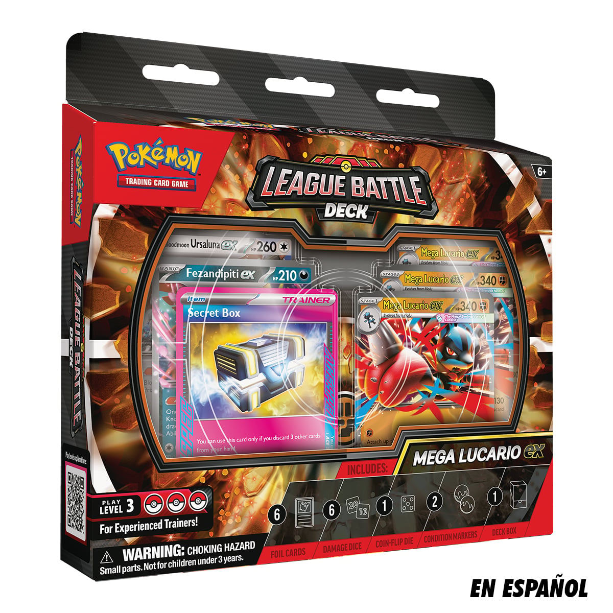 CARTAS DE POKEMON TCG MEGA LUCARIO EX LEAGUE BATTLE DECK SPA - 4