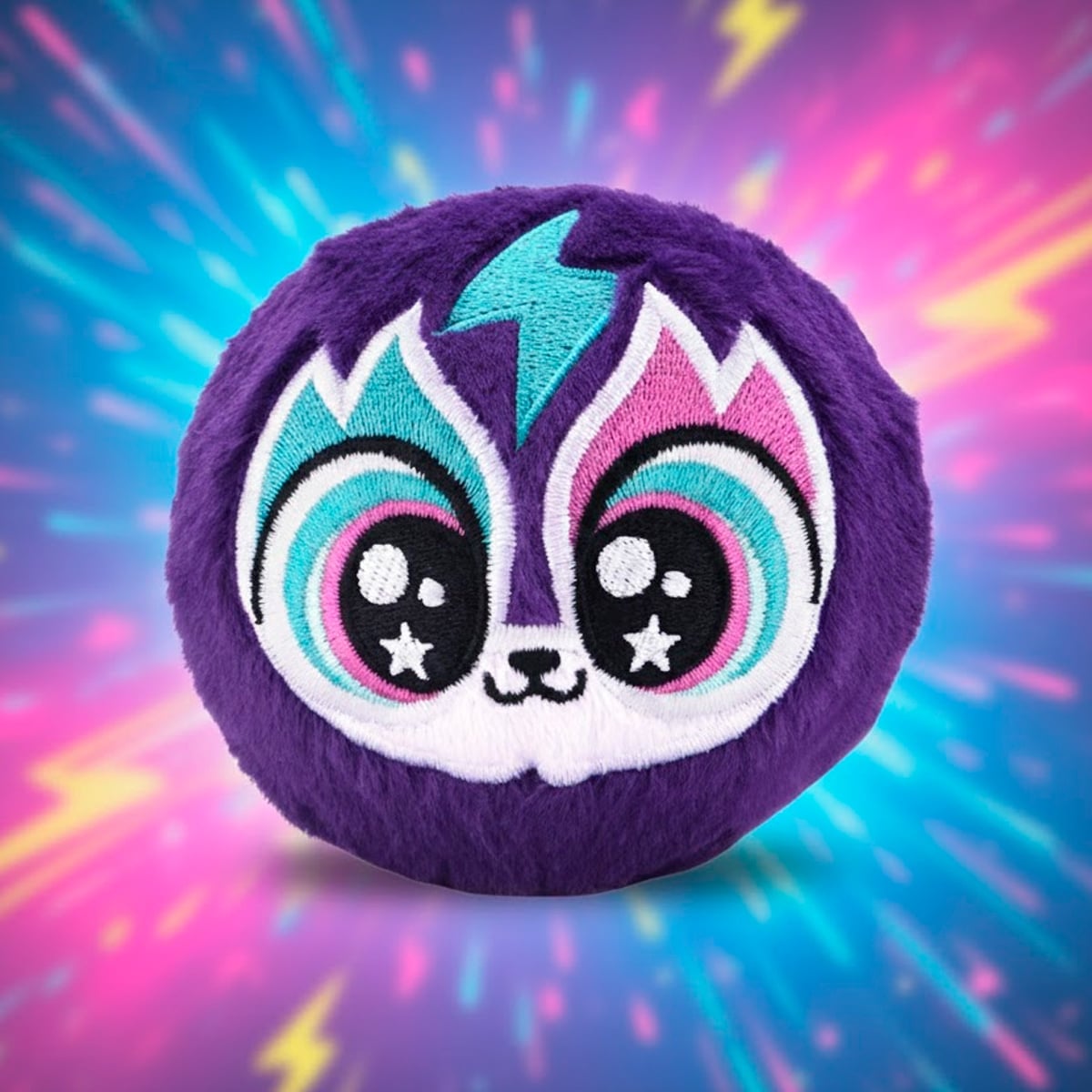 PELUCHE REBOTADOR BOUNCIBLES ELECTRA CAT PURPLE - 2