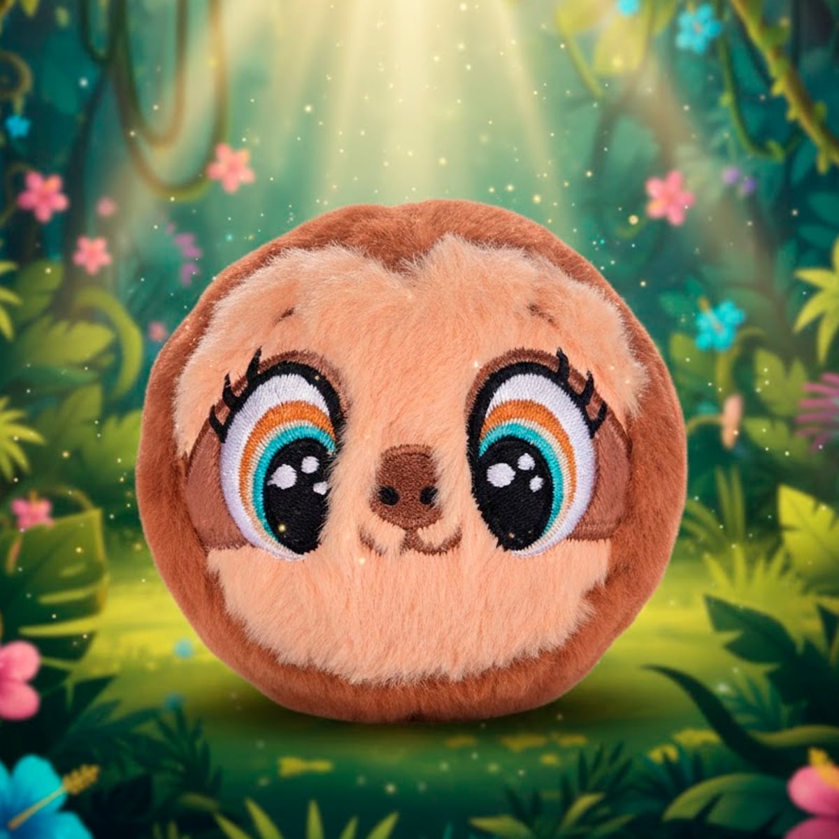 PELUCHE REBOTADOR BOUNCIBLES ARLO SLOTH BROWN - 2