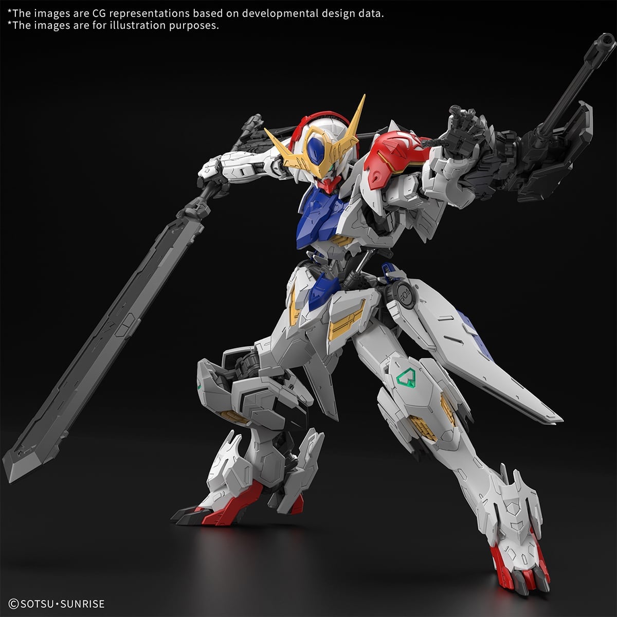 MAQUETAS DE MODELO MG 1100 GUNDAM BARBATOS LUPUS - 2