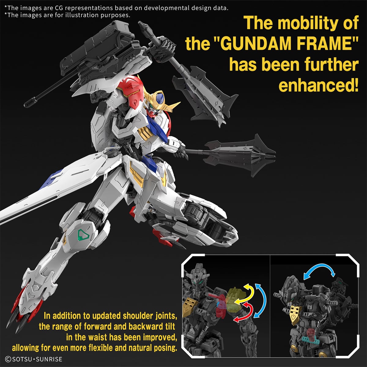 MAQUETAS DE MODELO MG 1100 GUNDAM BARBATOS LUPUS - 4