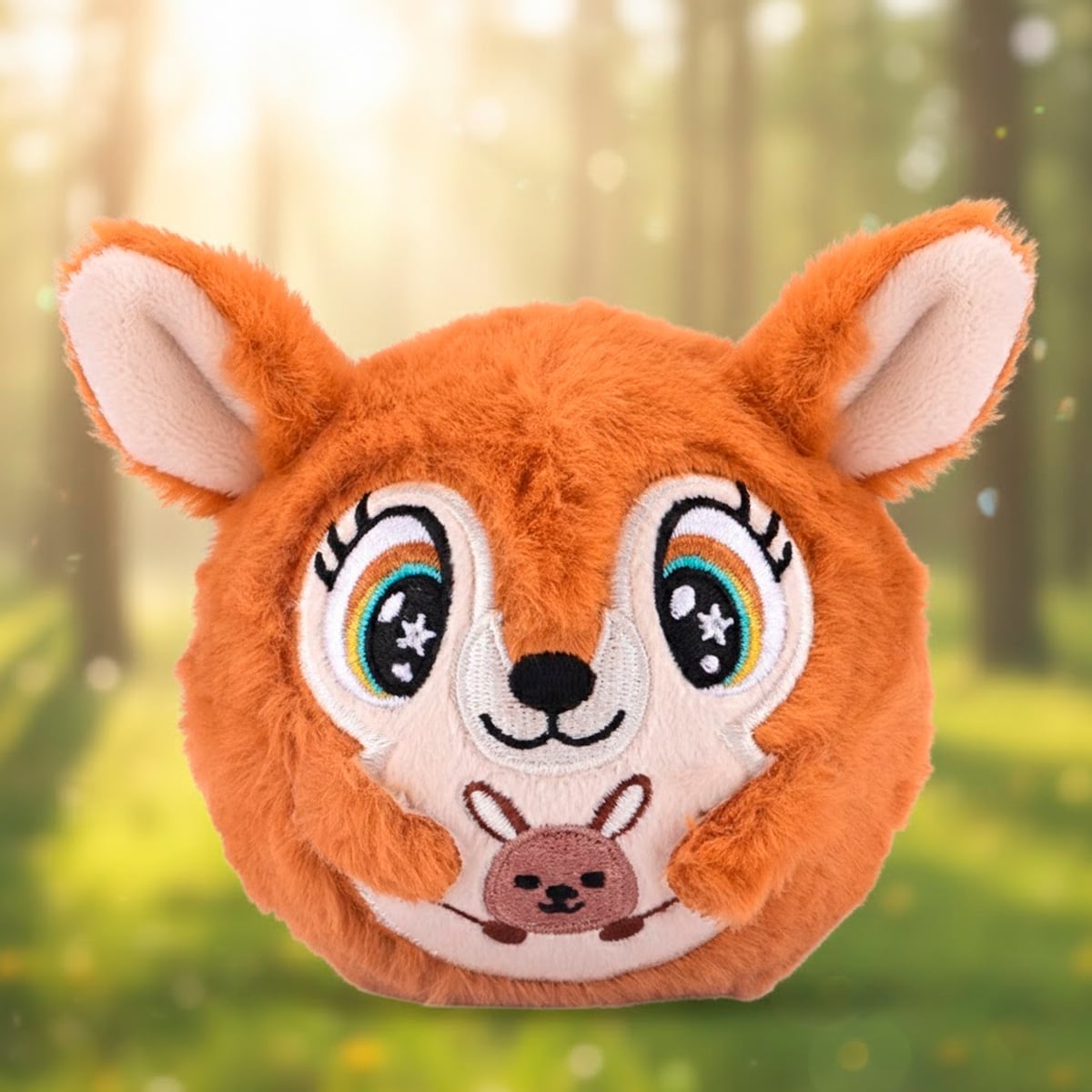 PELUCHE REBOTADOR BOUNCIBLES JUMPI KANGAROO BROWN - 2