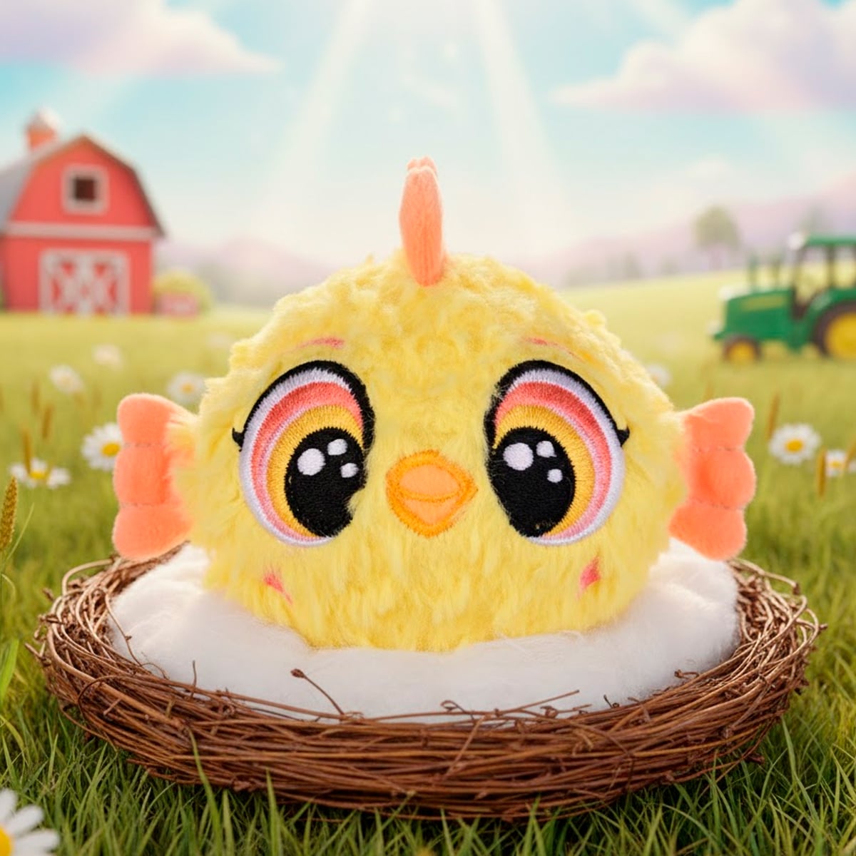 PELUCHE REBOTADOR BOUNCIBLES LEO CHICK YELLOW - 2