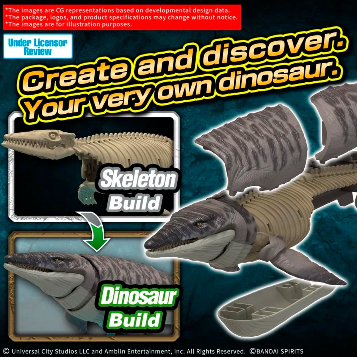 MAQUETAS DE MODELO PLANNOSAURUS JURASSIC WORLD MOSASAURUS - 3