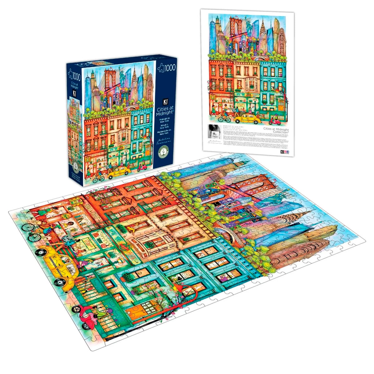 ROMPECABEZAS 1000 PCS MADALINA TANTAREANU MEDIANOCHE EN PRAGA - 4