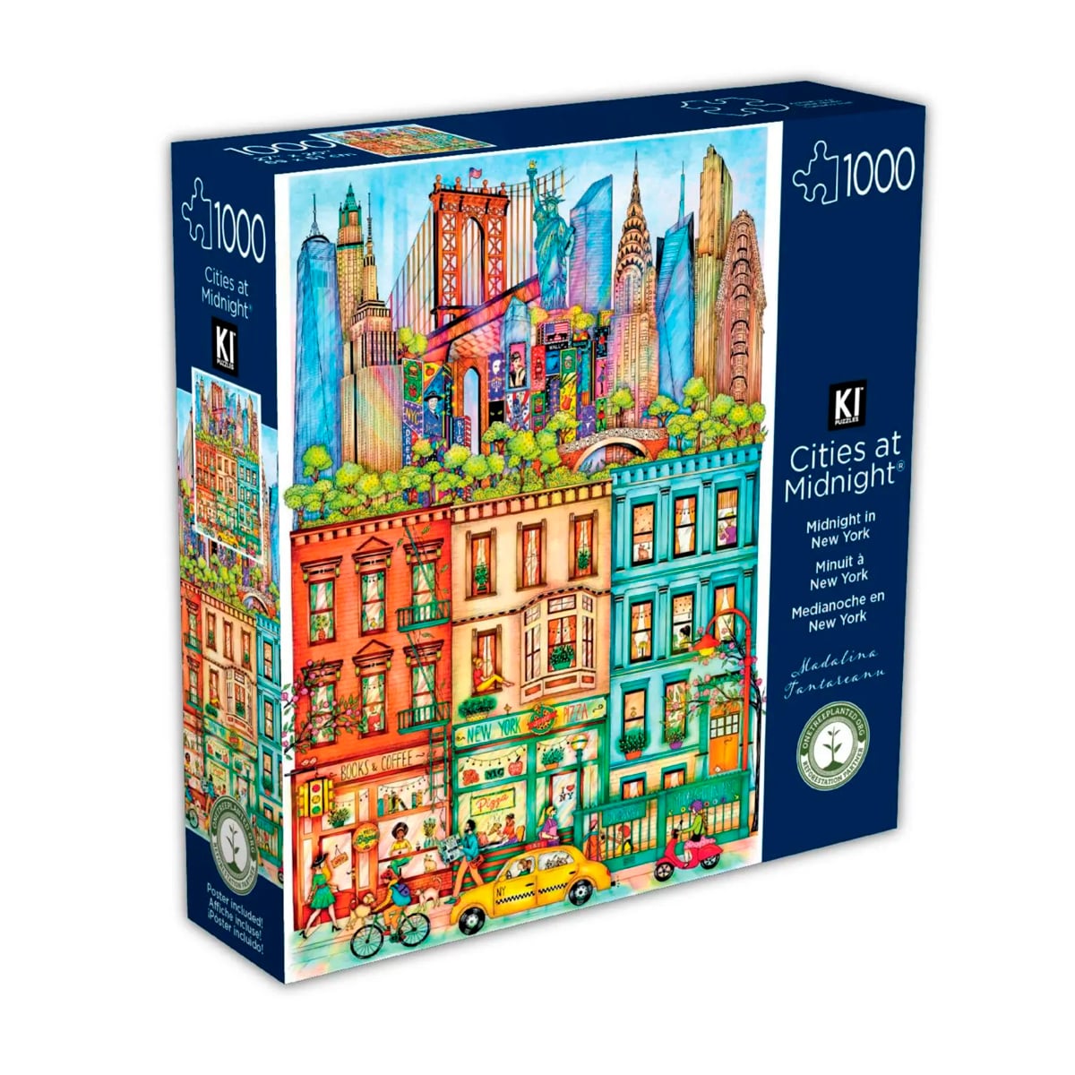 ROMPECABEZAS 1000 PCS MADALINA TANTAREANU MEDIANOCHE EN PRAGA - 5