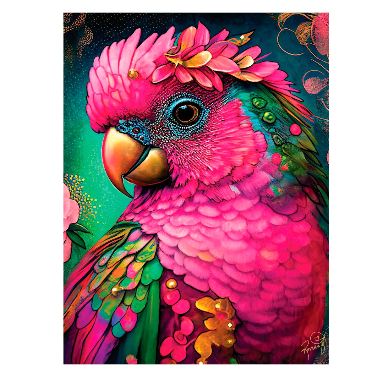 ROMPECABEZAS 550 PCS ROMANTZART AVIARIO DE LA REINA - PETRA - 3