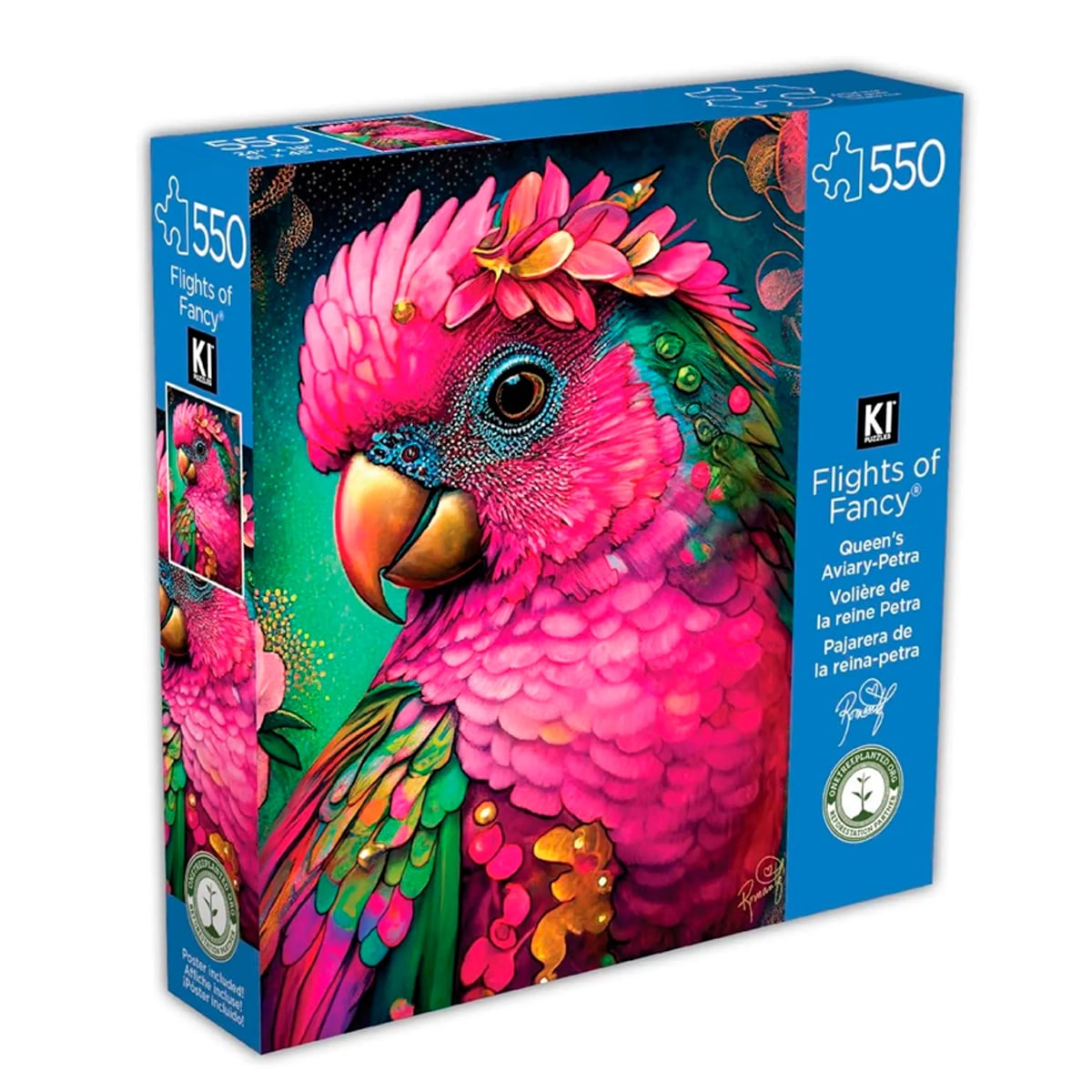 ROMPECABEZAS 550 PCS ROMANTZART AVIARIO DE LA REINA - PETRA - 5