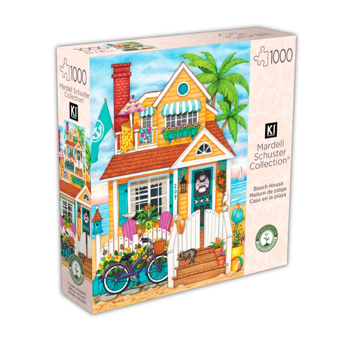 ROMPECABEZAS 1000 PCS MARDELL SCHUSTER CASA DE PLAYA - 5