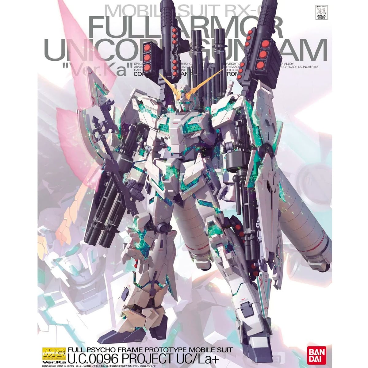 MAQUETAS MODELO MG 1100 RX-0 FULL AR UNICORN GUNDAM VER KA - 3