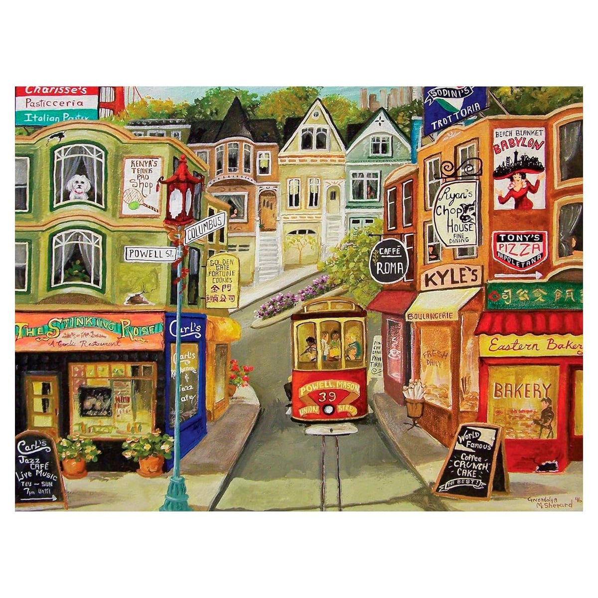 ROMPECABEZAS 1000 PCS GWENDOLYN MCSHEPARD CALLE POWELL - 3