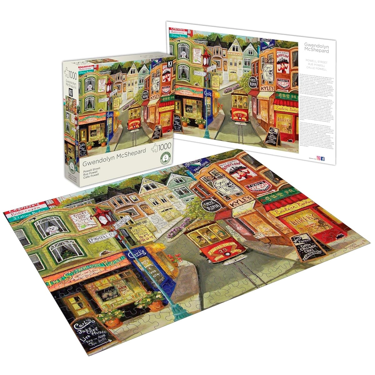 ROMPECABEZAS 1000 PCS GWENDOLYN MCSHEPARD CALLE POWELL - 4