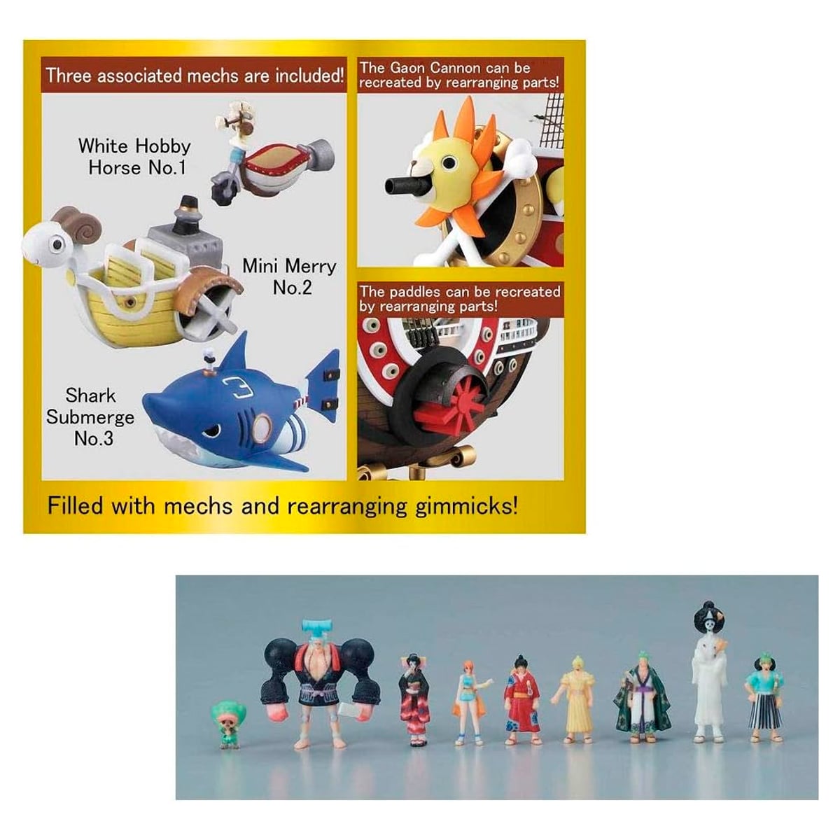 MAQUETAS DE MODELO THOUSAND SUNNY LAND OF WANO MODEL KIT - 6