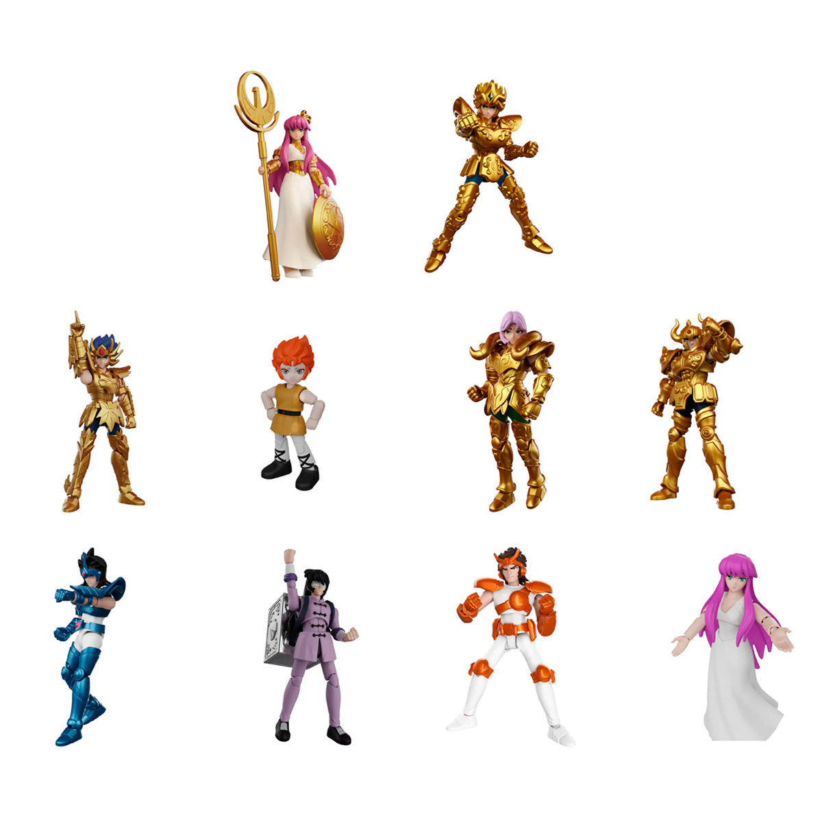 MODEL KIT BLOKEES SAINT SEIYA GAL VER3 GOLD ZODIAC 1 SURTIDO - 1