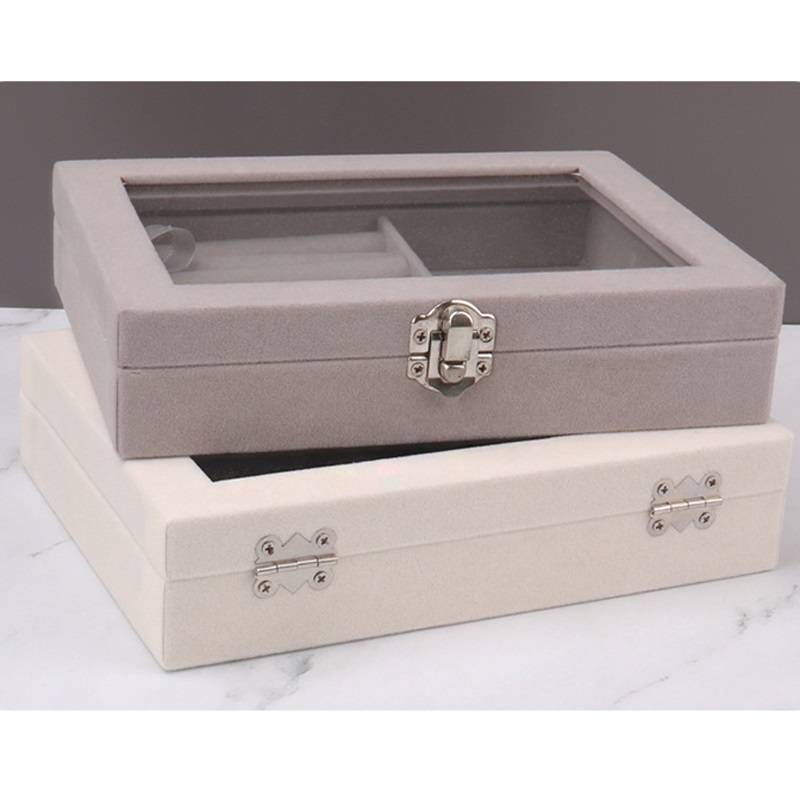 JOYERO ORGANIZADOR DE JOYAS COFRE PARA ANILLOS ARETES PULSERAS - 2