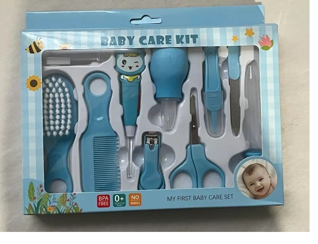 KIT CUIDADO BEBES 10 PIEZAS ROSADO - 1