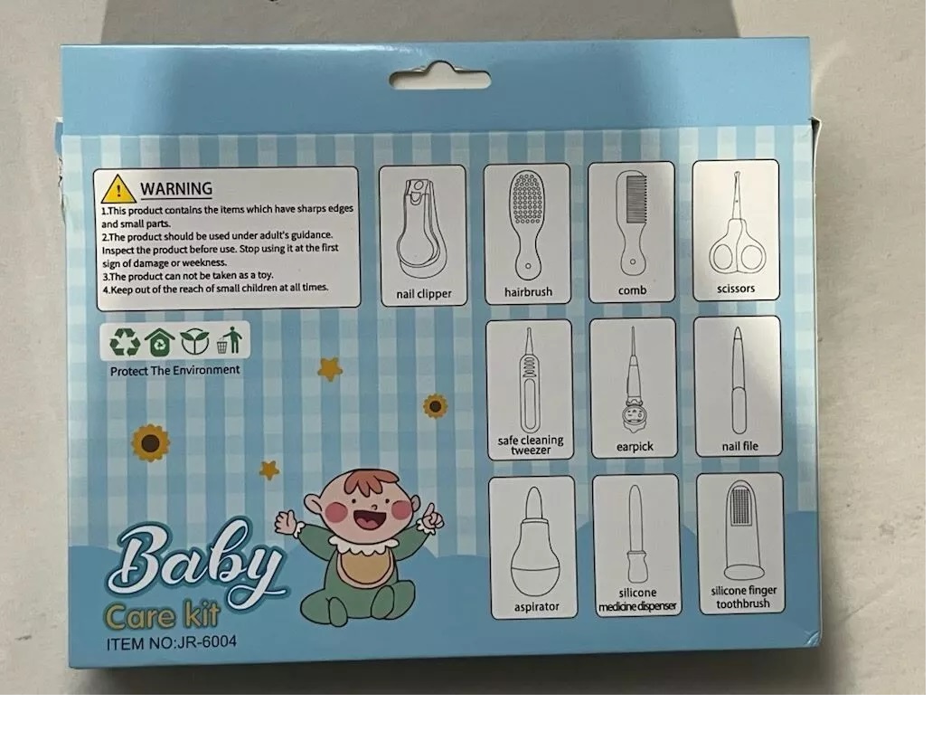 KIT CUIDADO BEBES 10 PIEZAS ROSADO - 2