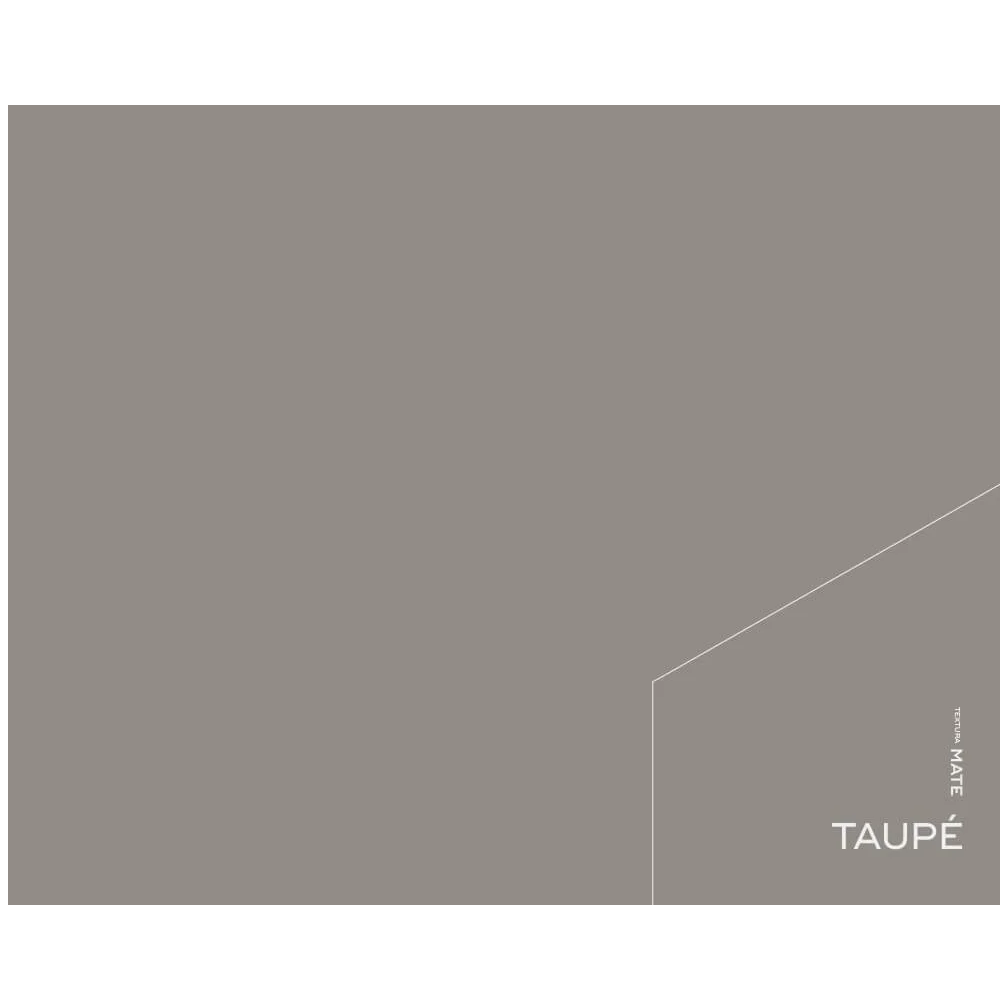 TOCADOR FLOTANTE CAPRI CON ESPEJO RETROILUMINADO MÁS REVESTIMIENTO DE PARED TAUPE TU MESITA - 3