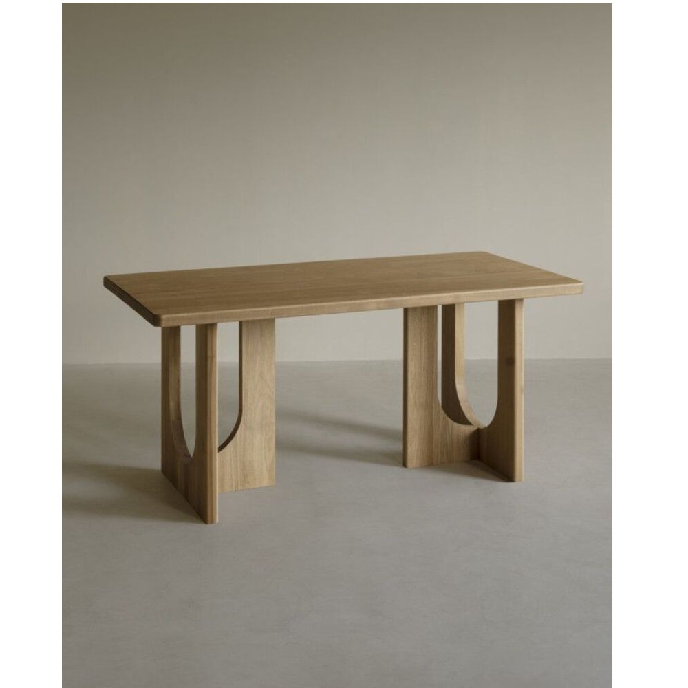MESA DE COMEDOR AESTHETIC MALVA 150CM MELAMINA ROVERE TU MESITA - 1