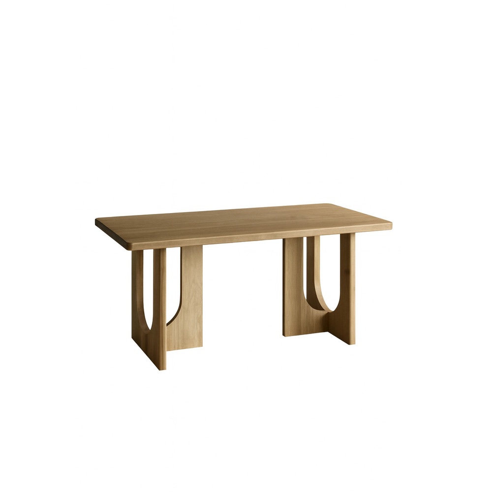 MESA DE COMEDOR AESTHETIC MALVA 150CM MELAMINA ROVERE TU MESITA - 2