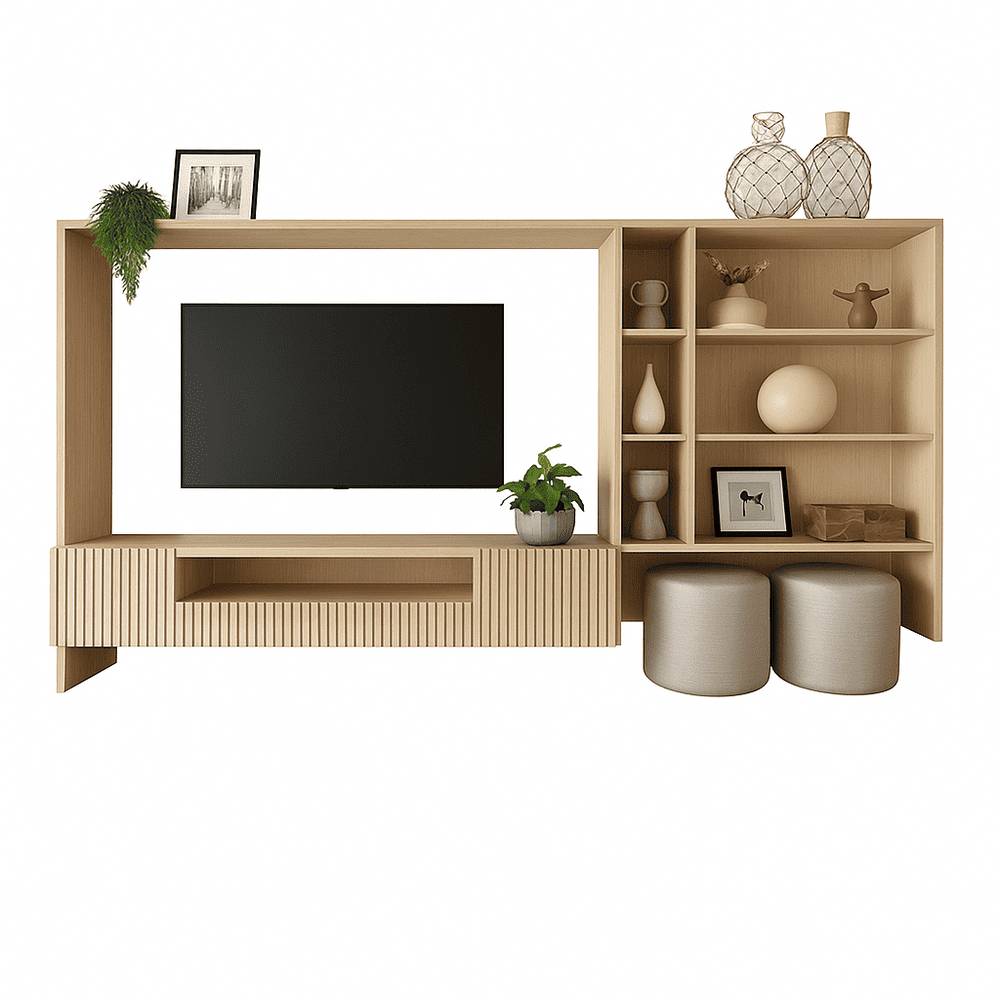 MESA DE TV FLOTANTE CLAIRE COLOR MANZANO TU MESITA - 2