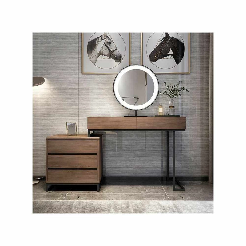 TOCADOR SEINIOR CON ESPEJO Y LUZ LED COLOR CHIAVENNA TU MESITA - 1