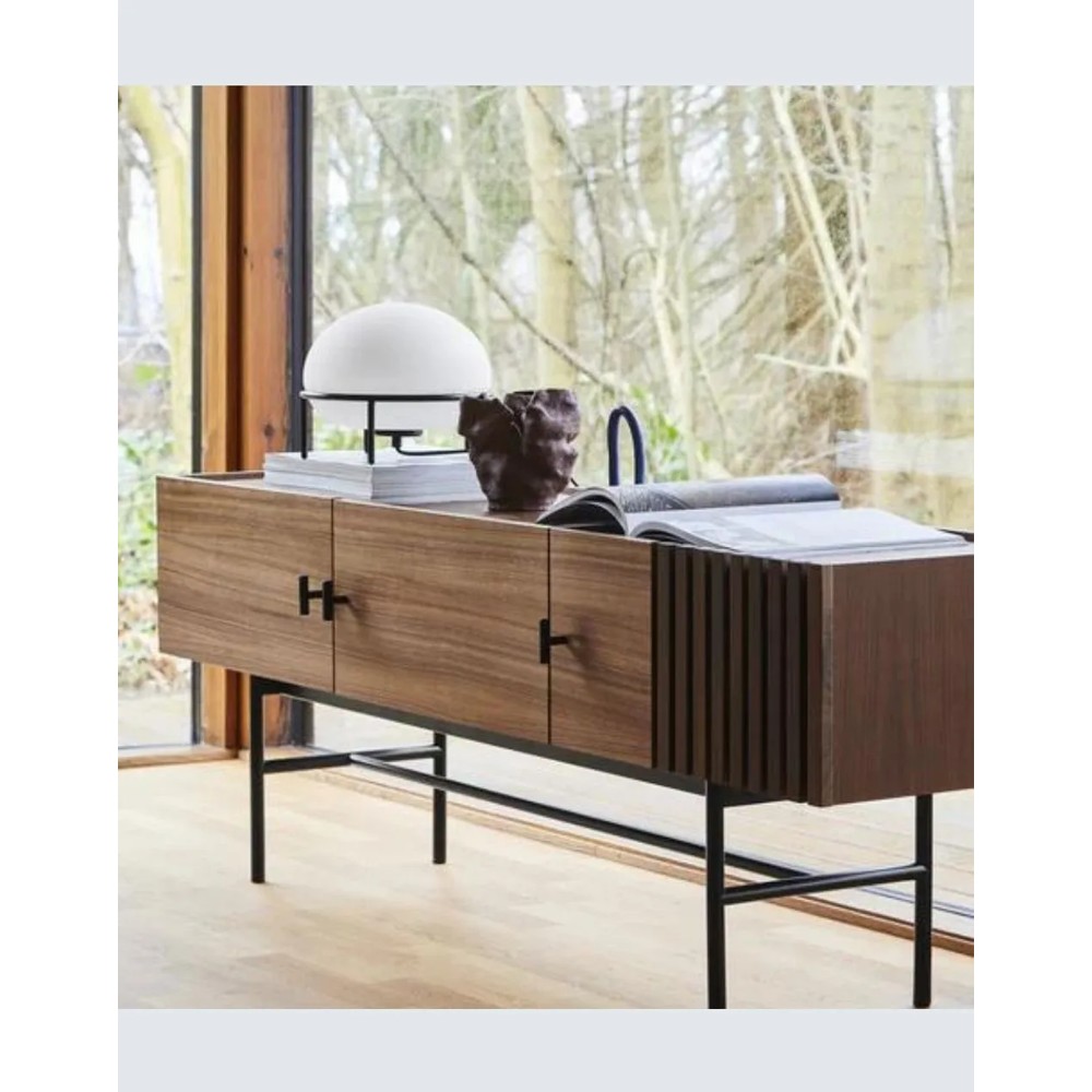 MESA DE TV KAYLA CON CANTO GRUESO COLOR CEDRO TU MESITA - 1