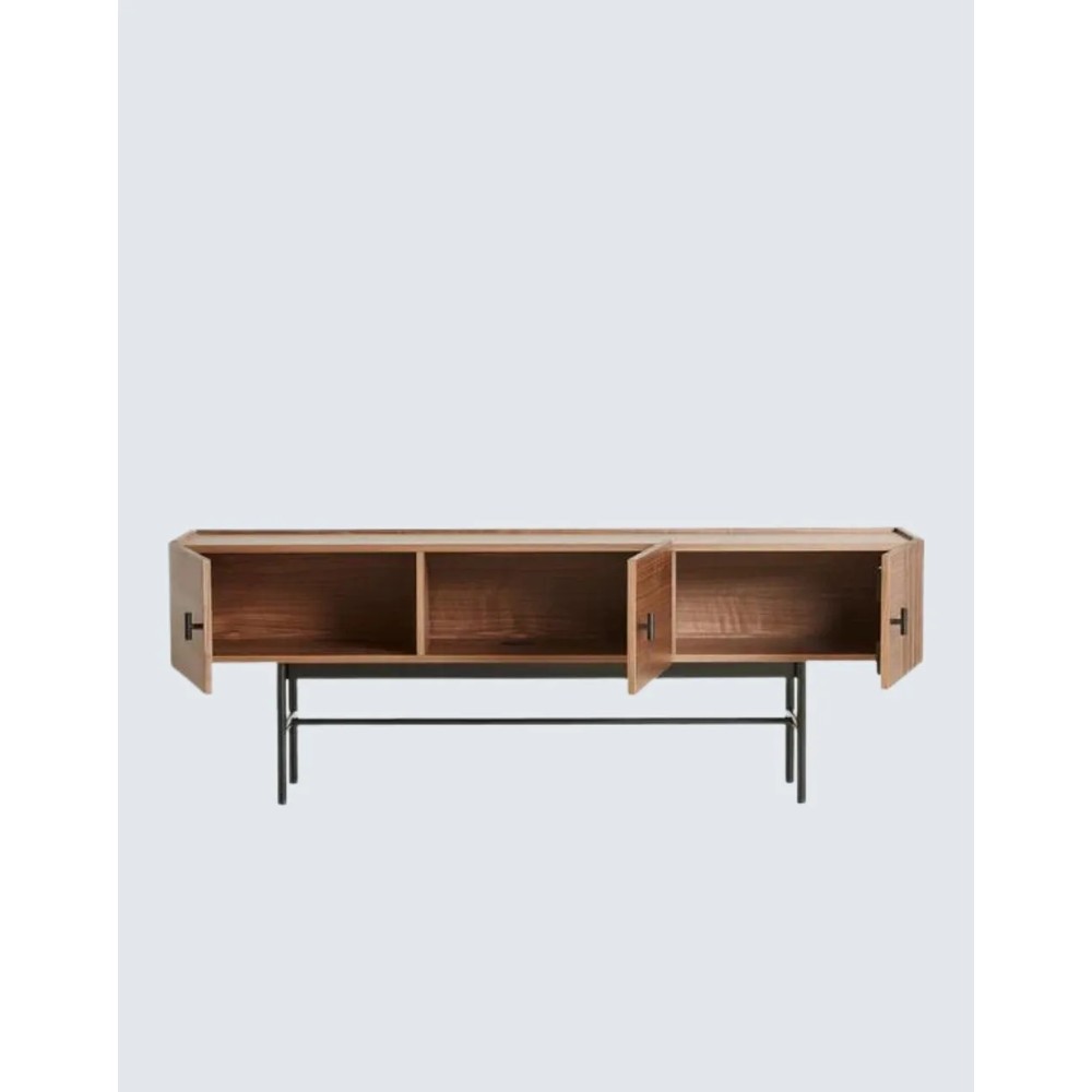 MESA DE TV KAYLA CON CANTO GRUESO COLOR CEDRO TU MESITA - 2