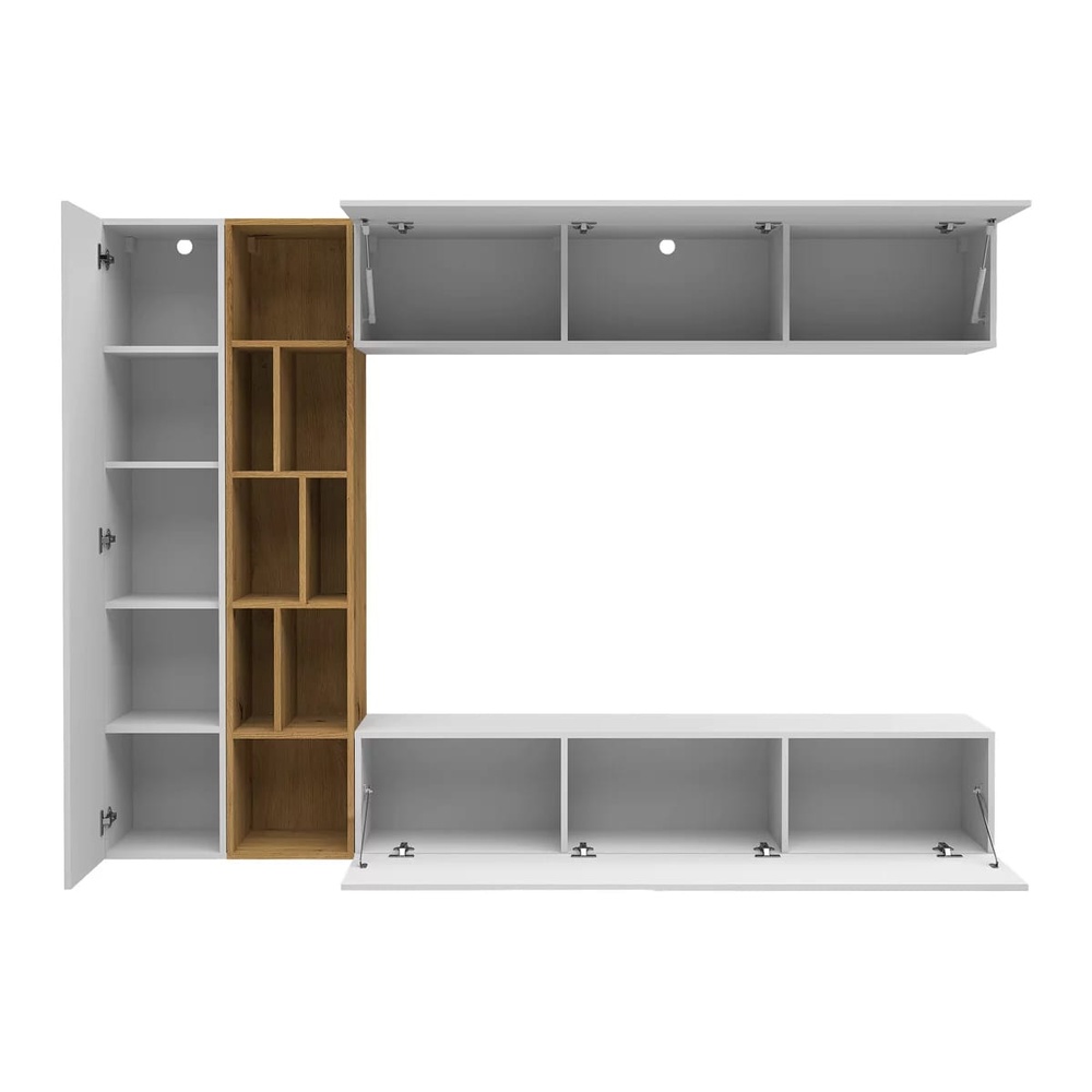 MESA DE TV FLOTANTE MIME CON CANTO GRUESO COLOR CAPRI\PANELA TU MESITA - 3