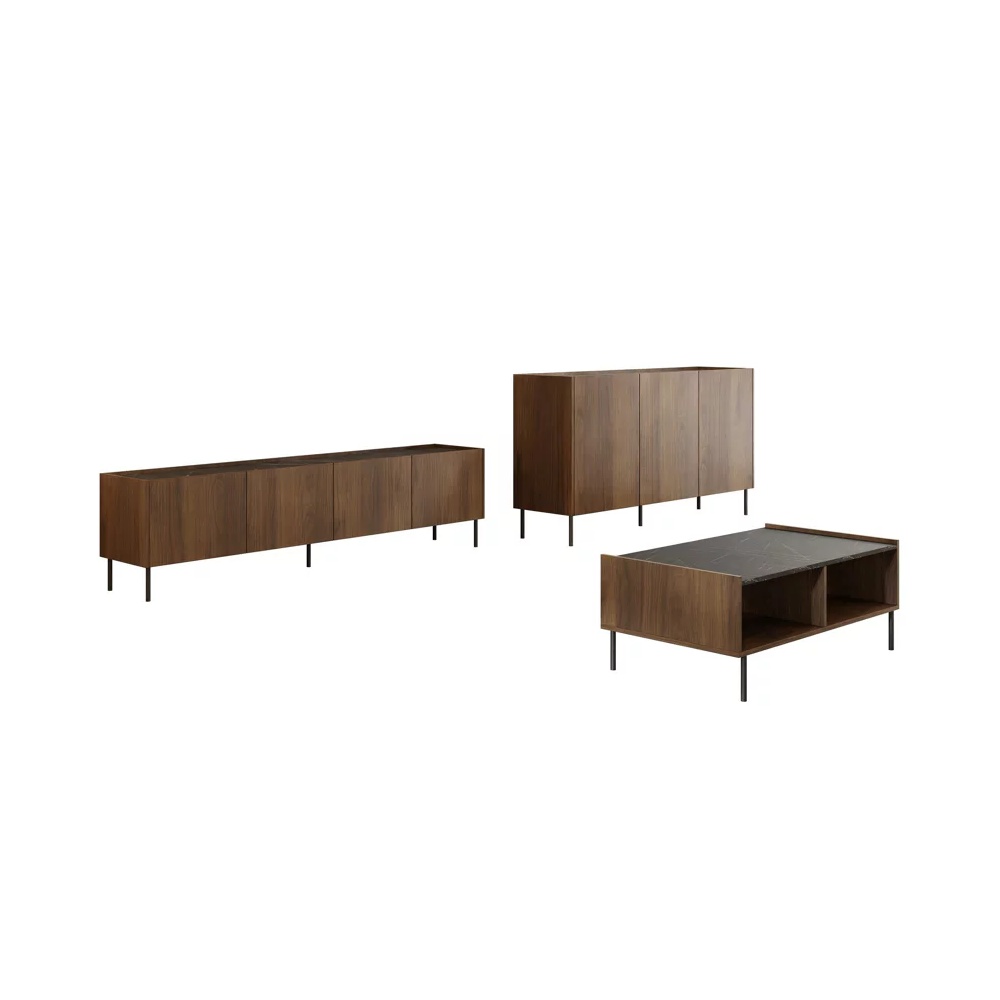 SET DE MUEBLES MIXERS COLOR CHIAVENNA\ONIX TU MESITA - 7