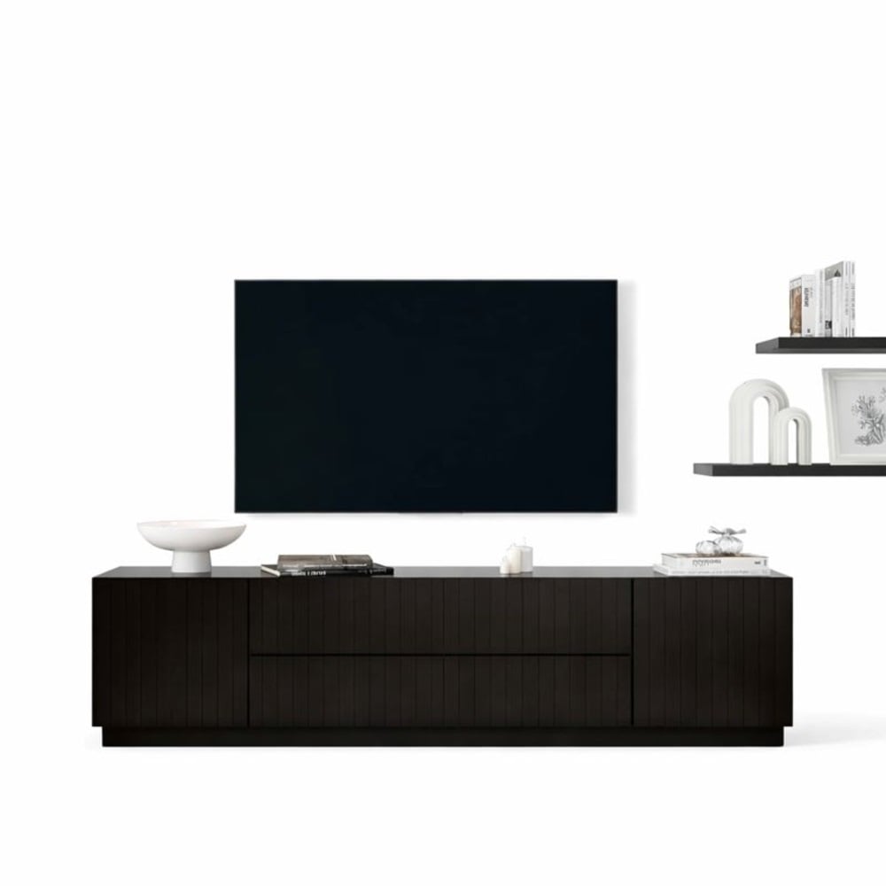 MESA DE TV GIE EN CANTO GRUESO COLOR NEGRO TU MESITA - 2