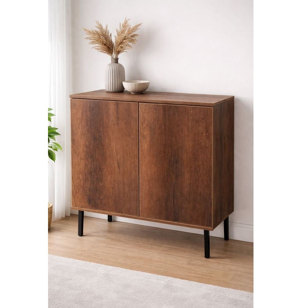 MUEBLE DE BAR MODERNO WISIN COLOR CARAMELO TU MESITA - 1