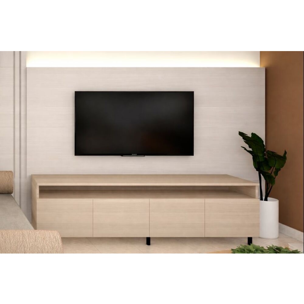 MUEBLE DE TV MARGARITA CON PANEL COLOR MANZANO TU MESITA - 2