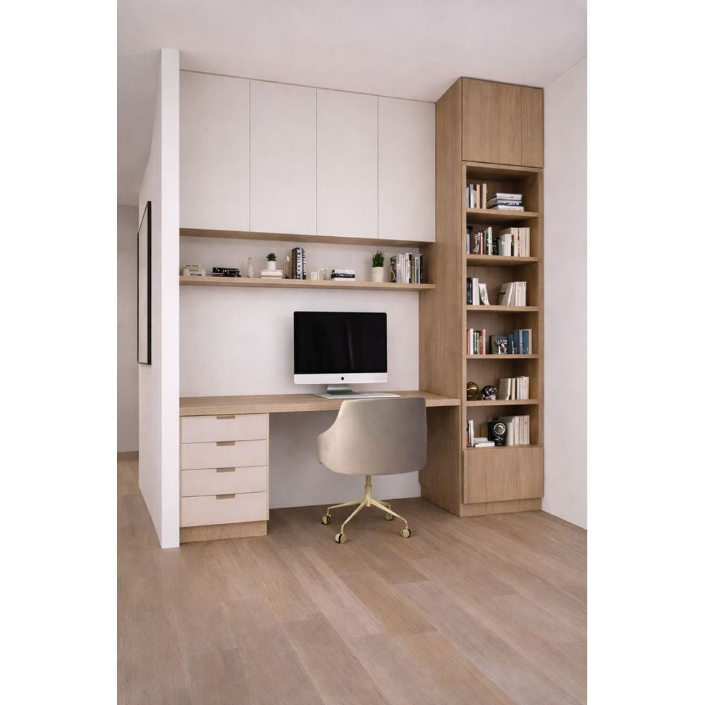 ESCRITORIO VINTAGE JULIAN COLOR ROVERE/BLANCO TU MESITA - 1