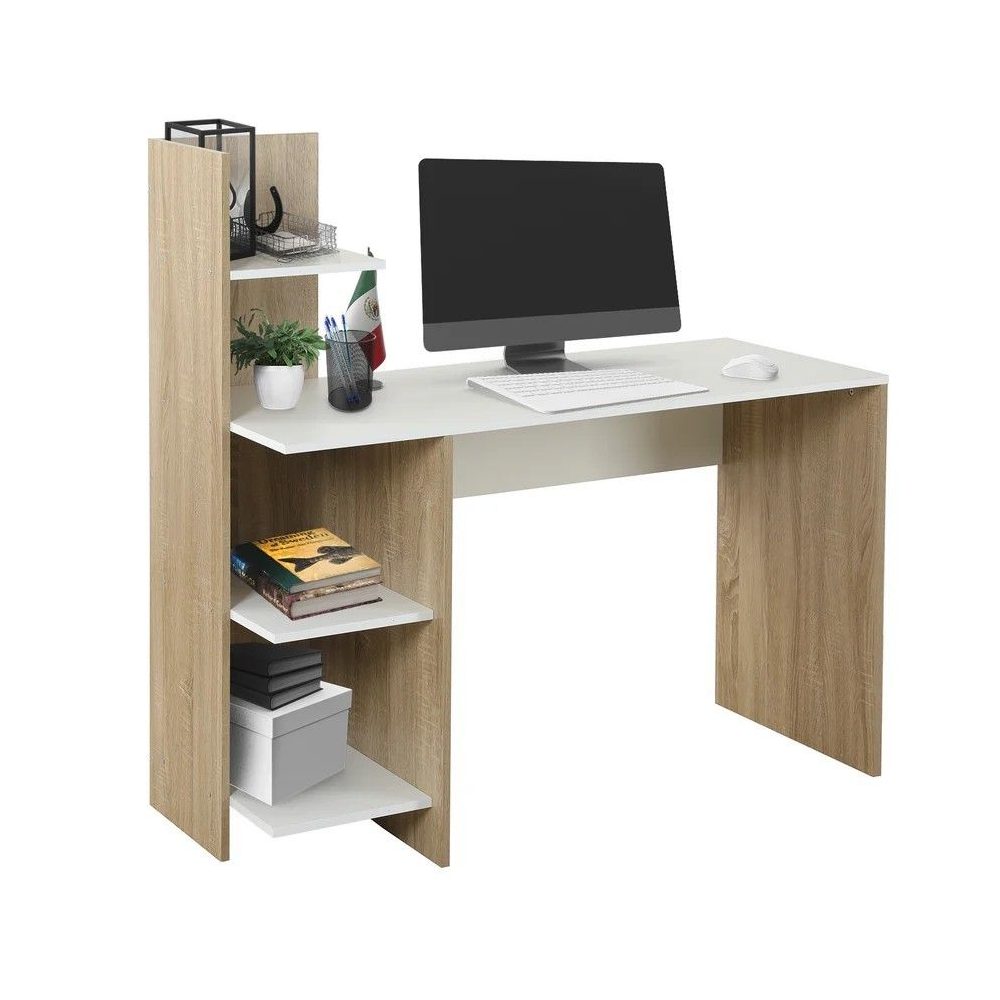 ESCRITORIO MILIOS COLOR NÁCAR\BLANCO TU MESITA - 4