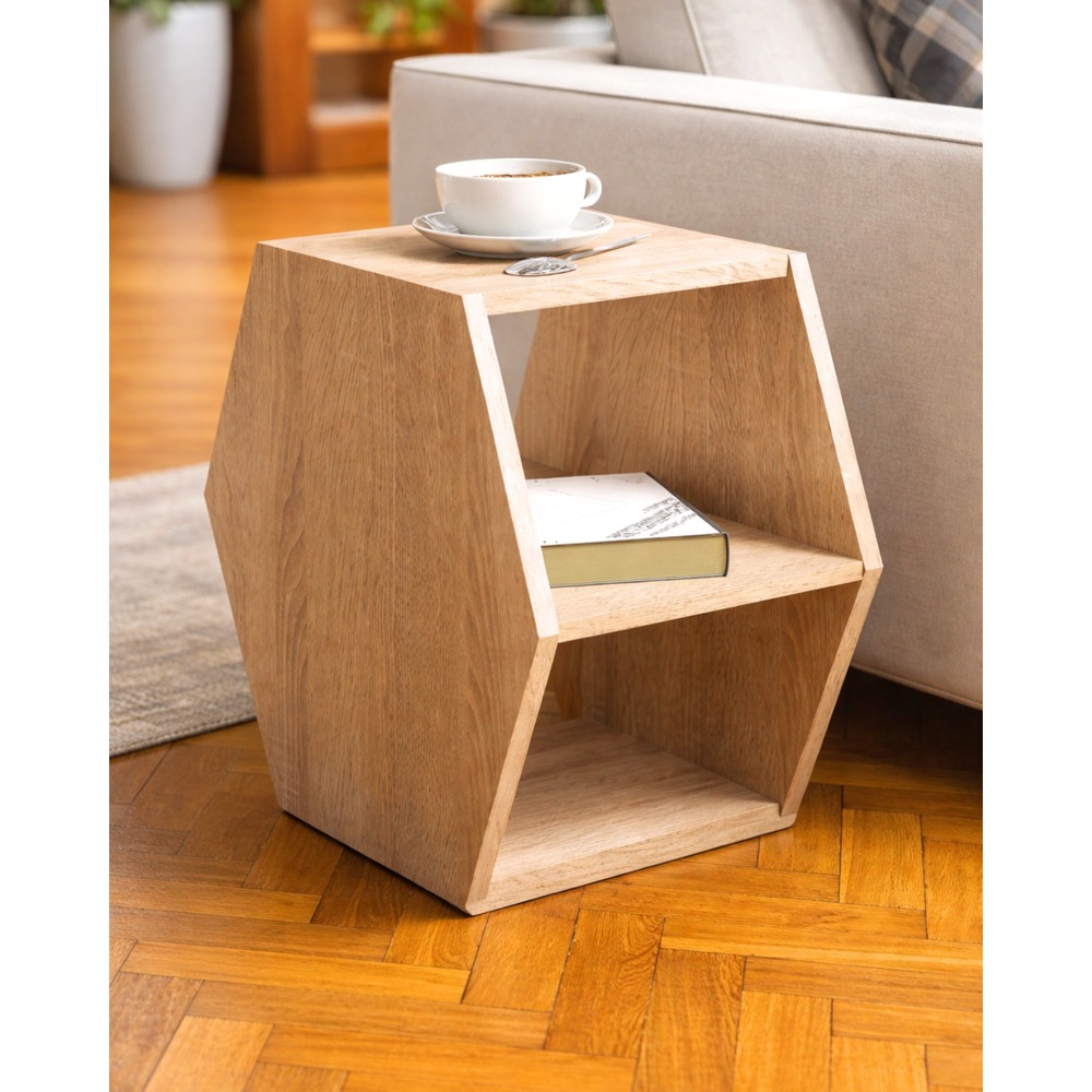 MESA AUXILIAR MODERNA JADE COLOR DUNA TU MESITA - 1