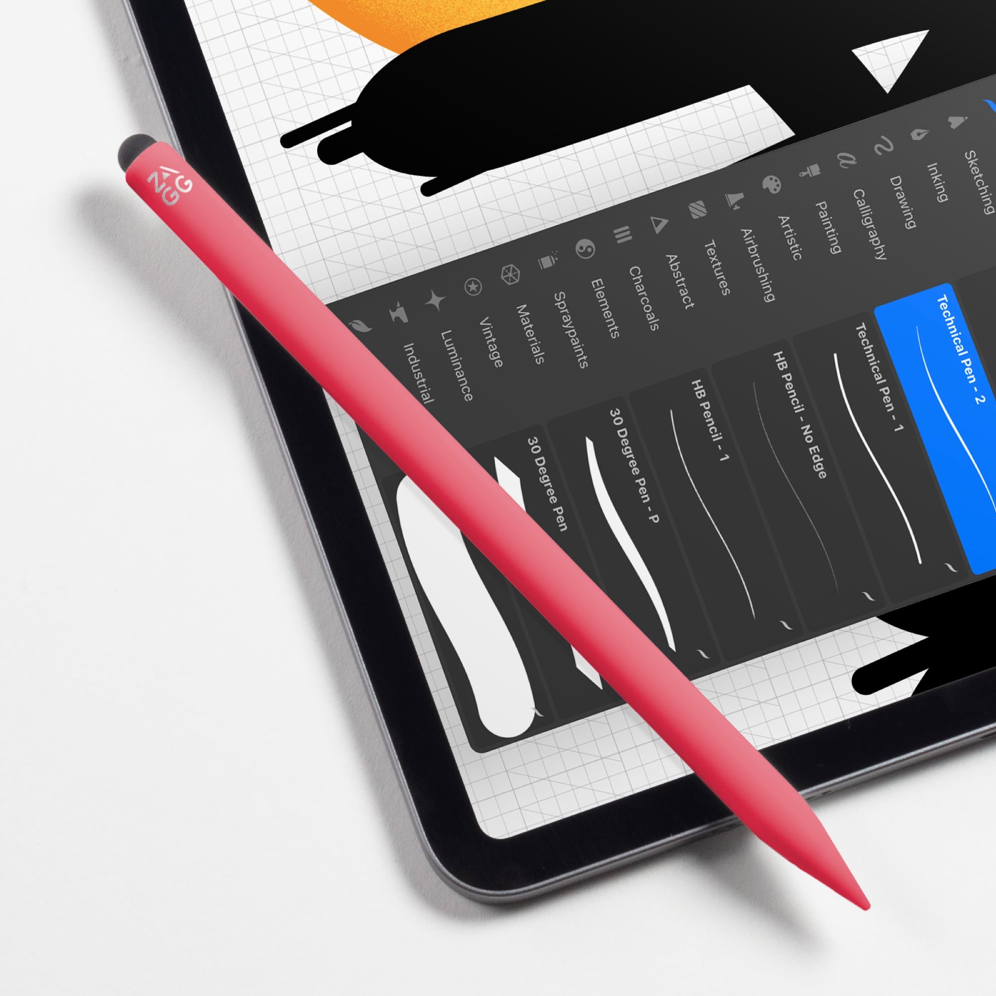 LÁPIZ ÓPTICO STYLUS PRO ZAGG PARA IPAD CON CARGA INALÁMBRICA COLOR ROSA - 5