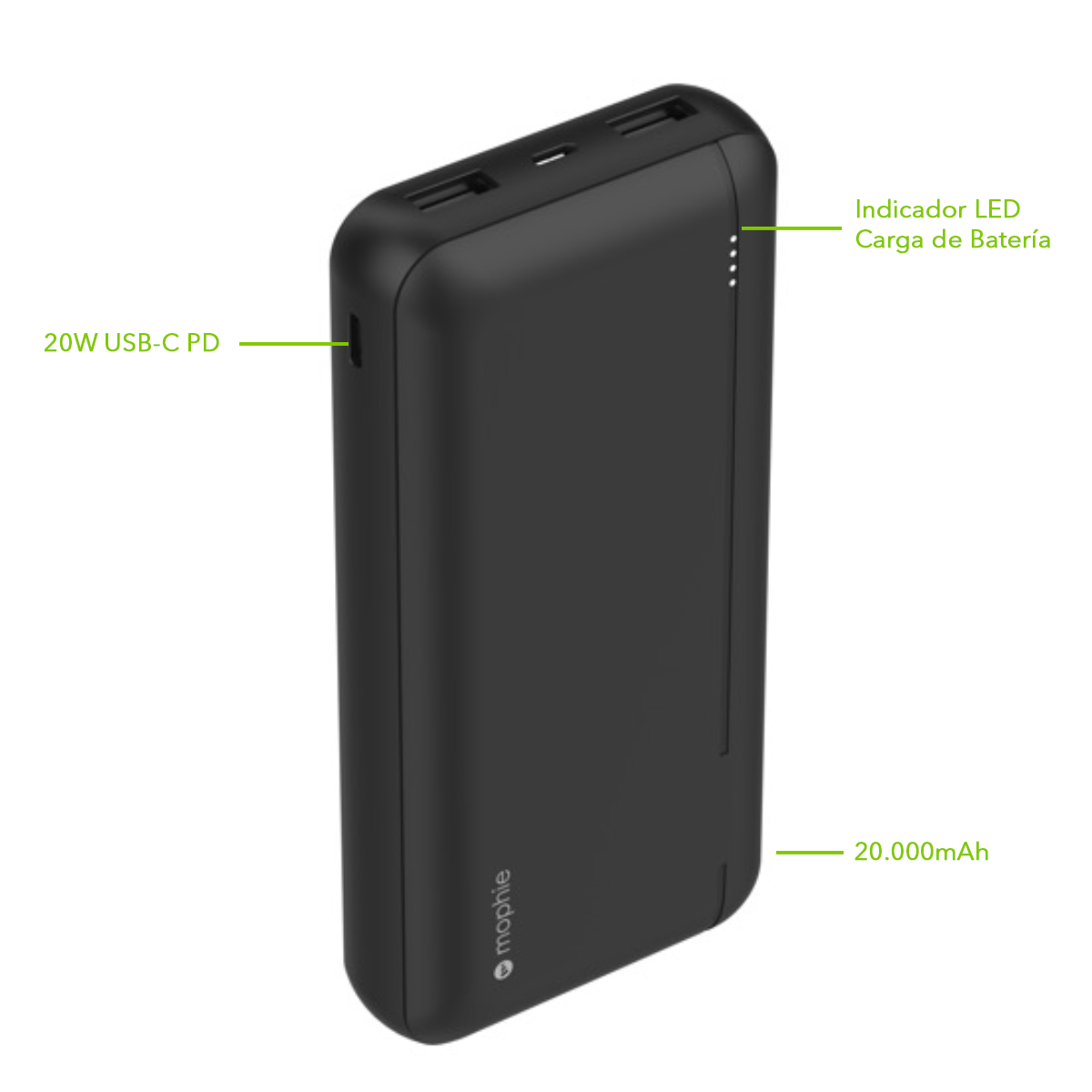 BATERÍA PORTÁTIL POWERSTATION DE 20.000MAH CON PUERTOS USB-C PD Y USB-A - 3