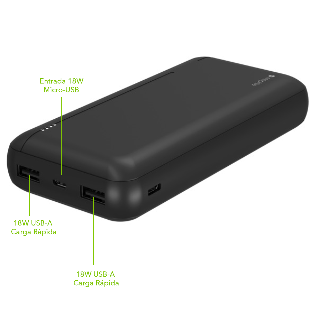 BATERÍA PORTÁTIL POWERSTATION DE 20.000MAH CON PUERTOS USB-C PD Y USB-A - 4