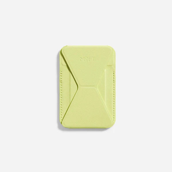 TARJETERO MANGNÉTICO CON STAND MOFT MOVAS PARA IPHONE – SOFT AVOCADO - 1