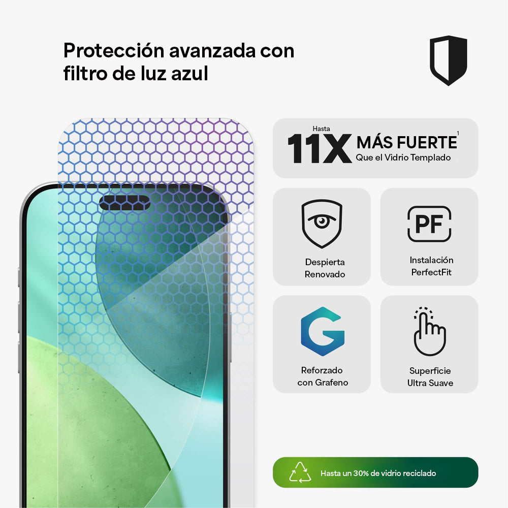 PROTECTOR DE PANTALLA ZAGG IPHONE AIR GLASS XTR5 - 3