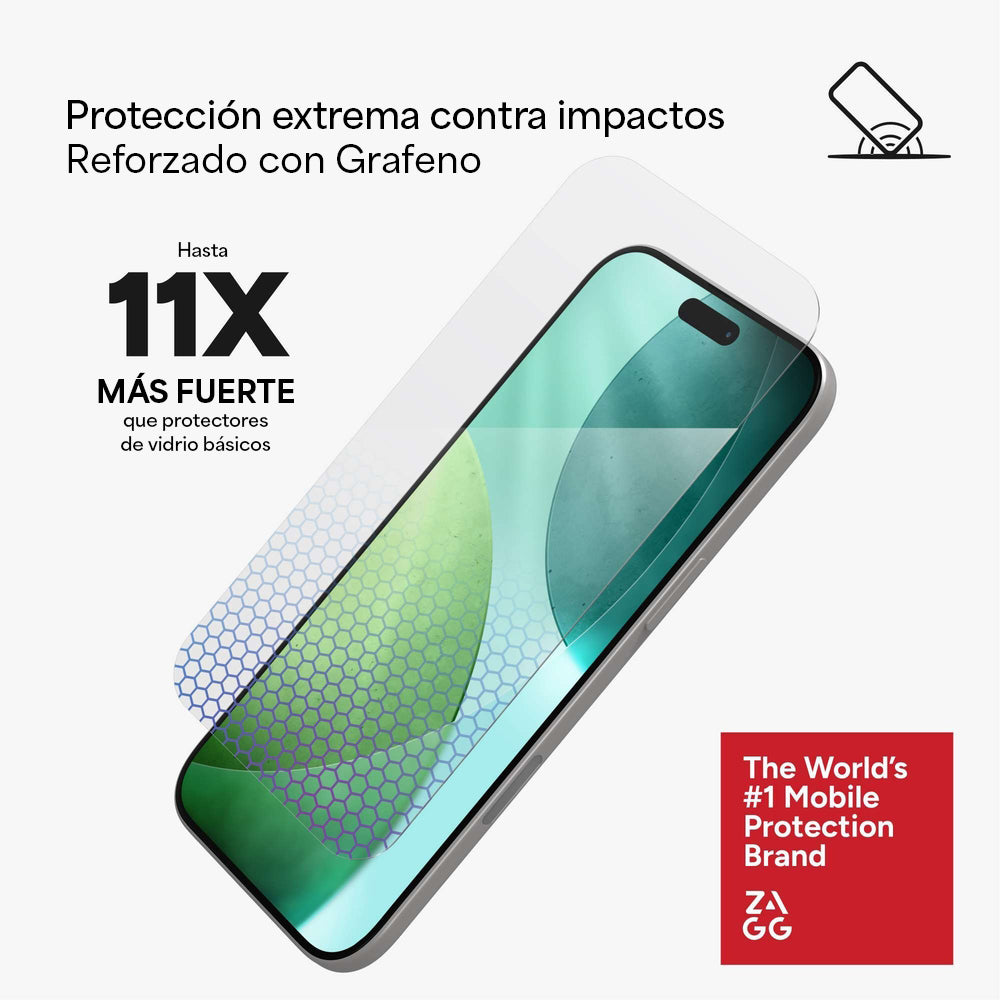 PROTECTOR DE PANTALLA ZAGG IPHONE AIR GLASS XTR5 - 6