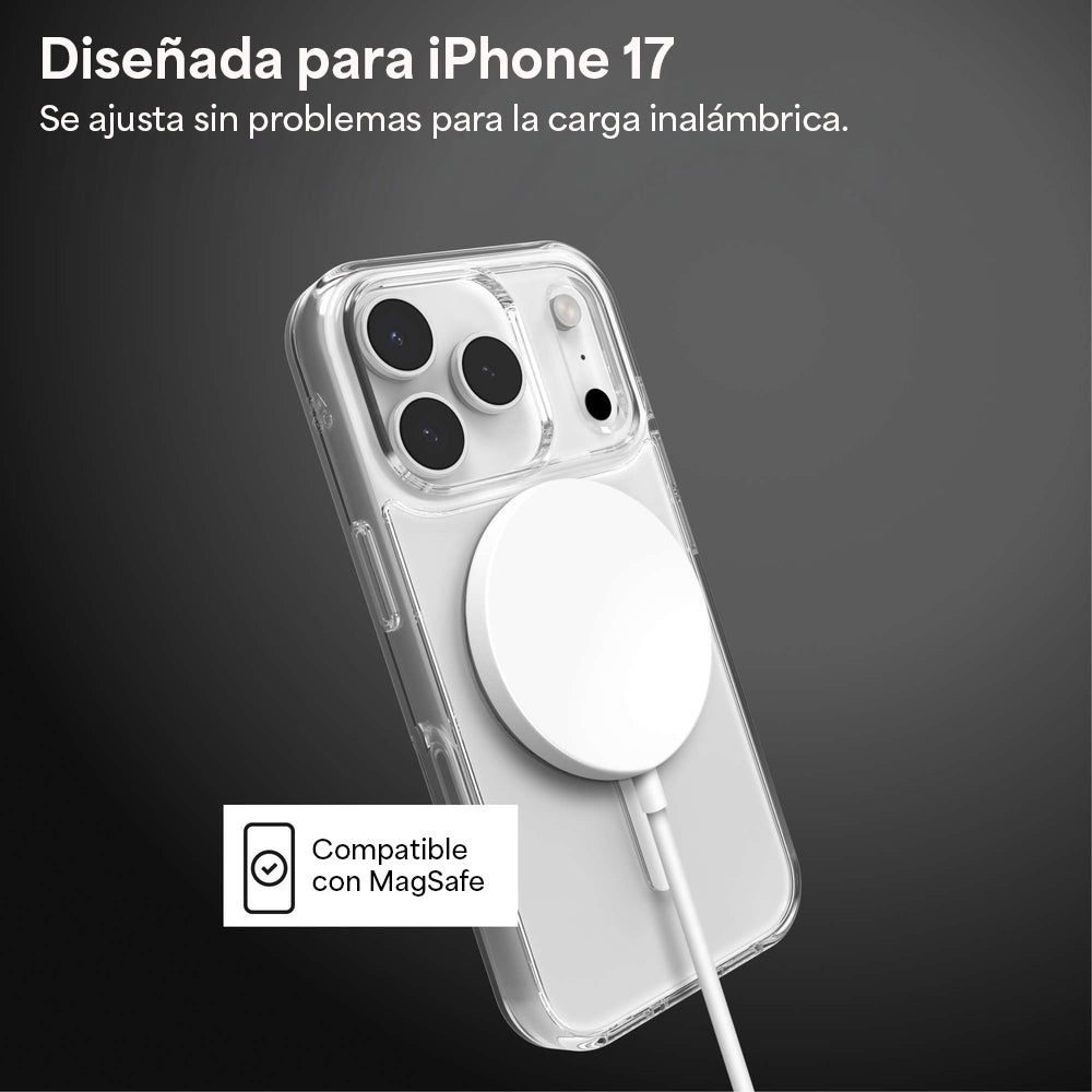 CASE ZAGG CRYSTAL PALACE SNAP IPHONE 17 PRO CON BOTÓN PARA CÁMARA Y MAGSAFE - 10
